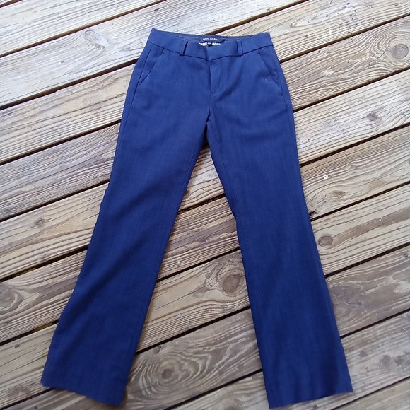 Banana Republic Blue Slacks Very Well Made Size OP - Picture 2 of 7